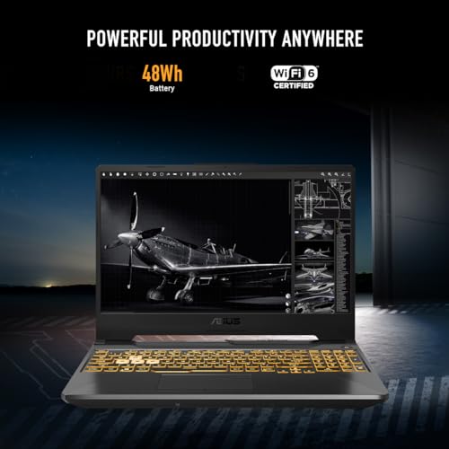 ASUS TUF Gaming F15 Gaming Laptop, 15.6” 144Hz FHD Display, Intel Core i5-11400H Processor, GeForce RTX 2050, 8GB DDR4 RAM, 512GB PCIe SSD Gen 3, Wi-Fi 6, Windows 11, FX506HF-ES51,Graphite Black