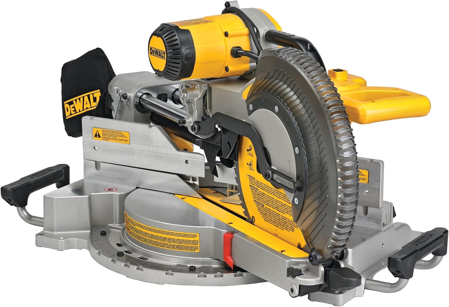 DEWALT 12-Inch Sliding Compound Miter Saw, Double Bevel (DWS780) , Black