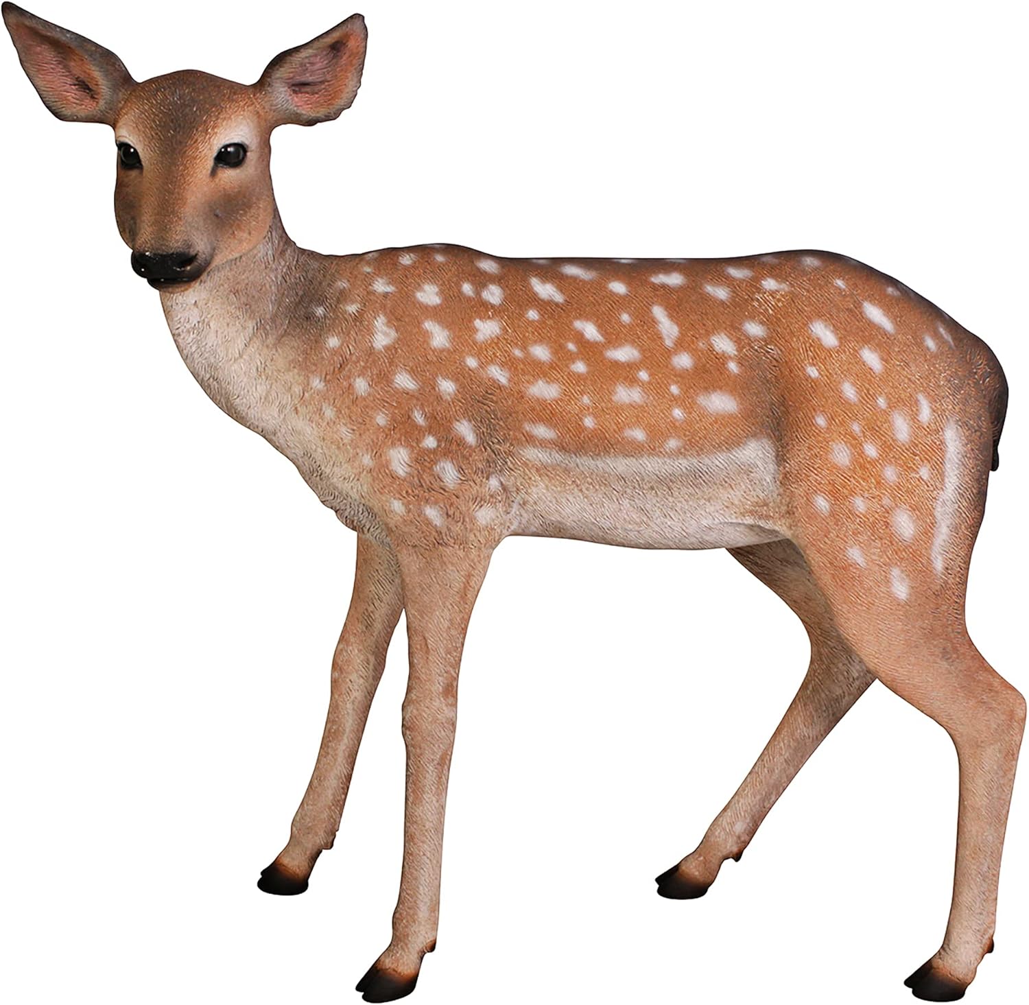Design Toscano NE110108 Spotted Deer, Forest Fawn Sculpture, full color