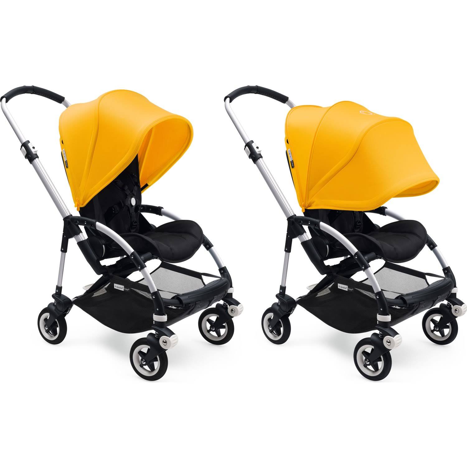 Bugaboo Bee5 Classic Complete Stroller - Black/Grey Melange