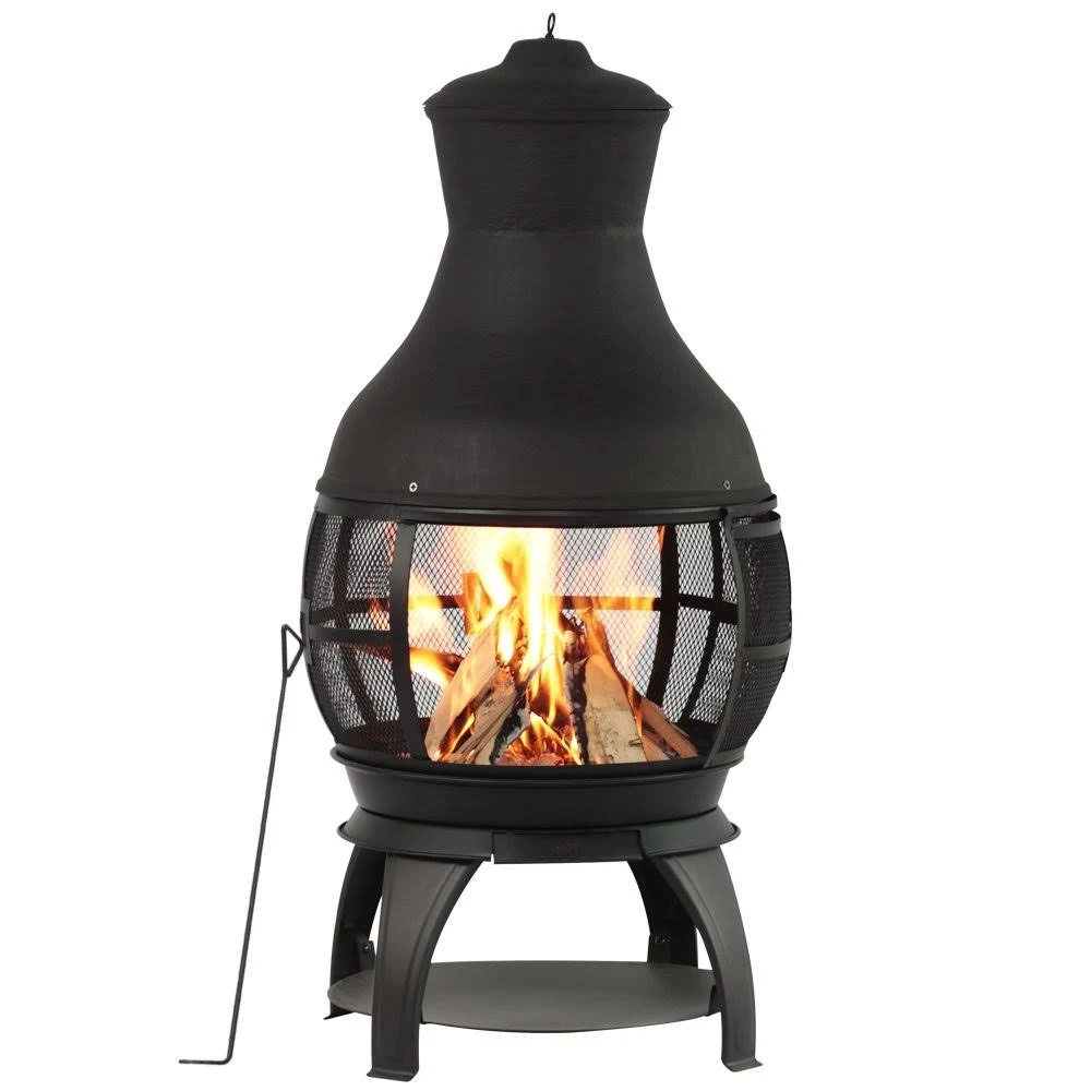 HEATMAXX 45 in. Cast Iron Chiminea