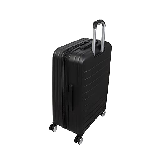 it luggage Legion 32" Hardside Checked 8 Wheel Expandable Spinner, Smoke Blue
