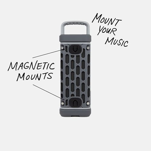 Turtlebox Ranger: Loud! Outdoor Portable Bluetooth 5.4 Speaker | Rugged, Waterproof, Ultra-Portable | Plays to 105db, Deep Bass, Shockproof, Unlimited Pairing for Full Stereo Experience, River Rock