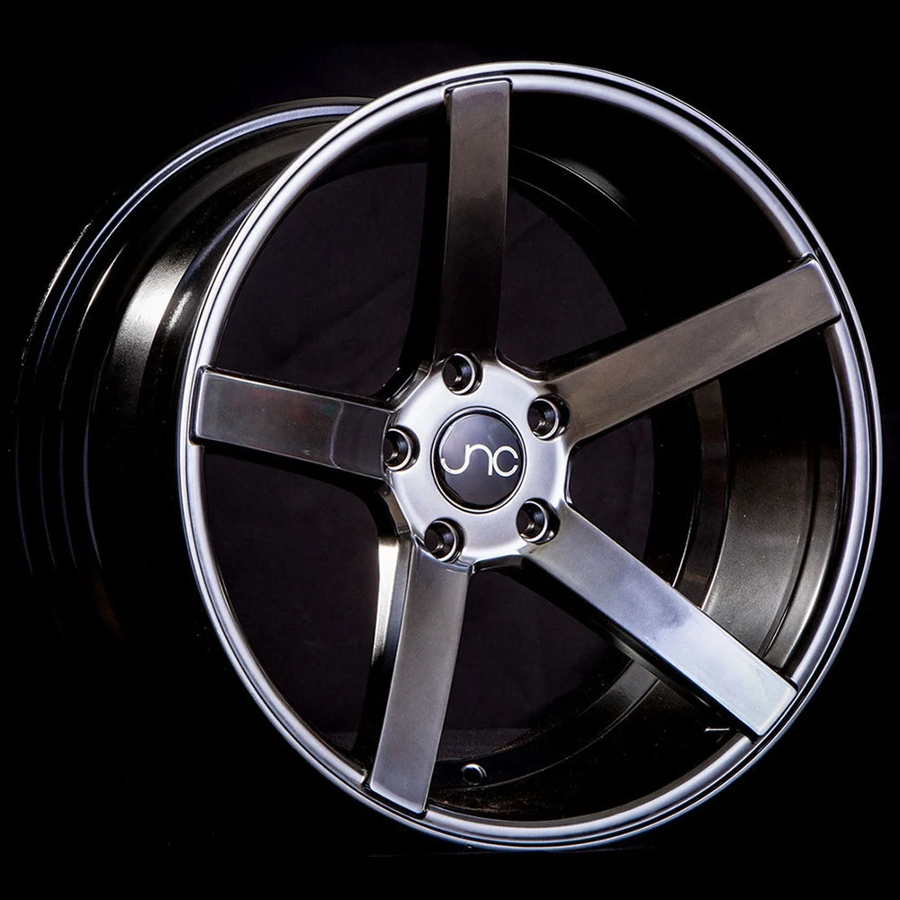 For 19x9.5 inch (1 Single Wheel Only) JNC Wheels - 19" JNC026 Hyper Black Rim - 5x114.3 JNC Wheels-24191052486