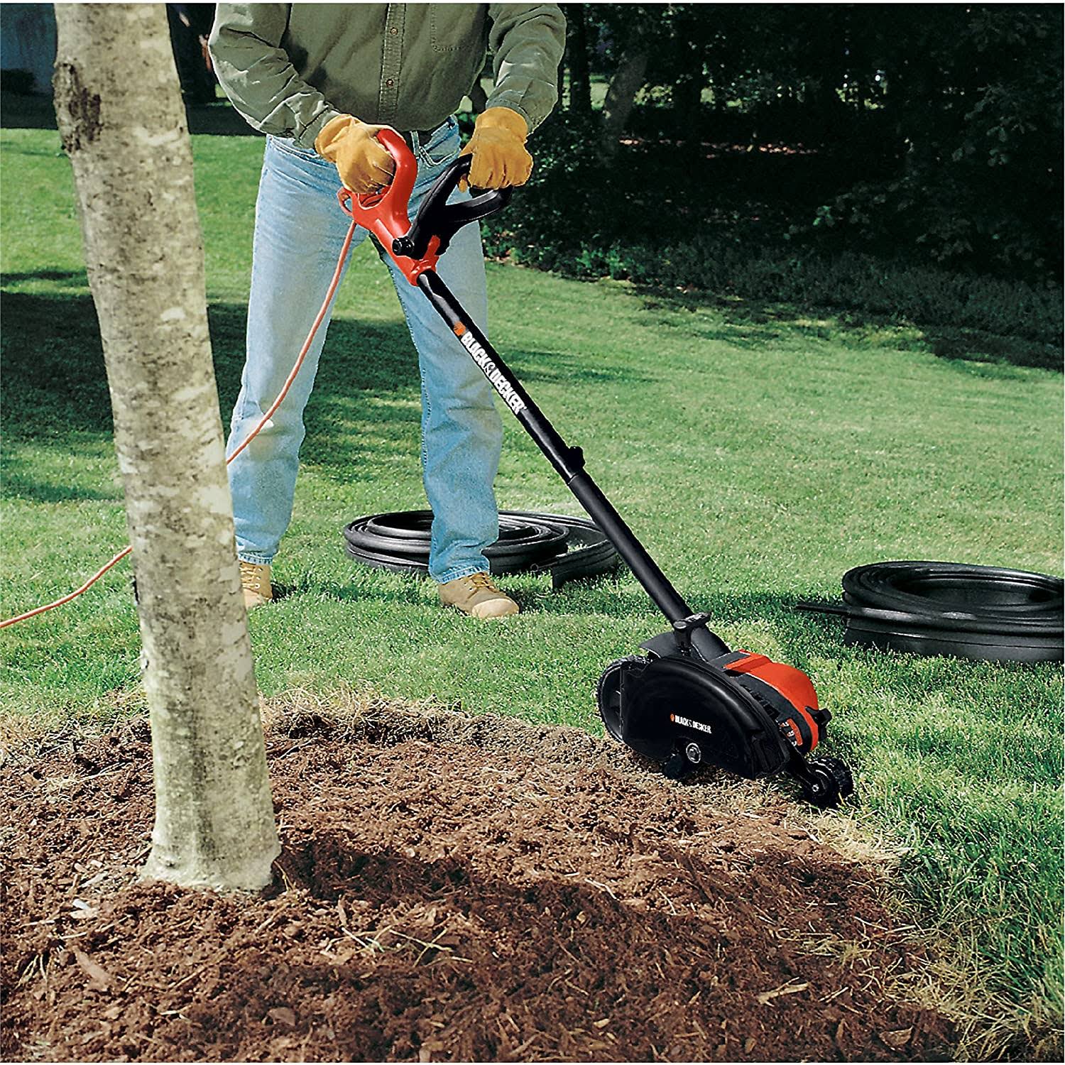 Black+decker 12 Amp 2-in-1 Landscape Edger and Trencher, (LE760FF)