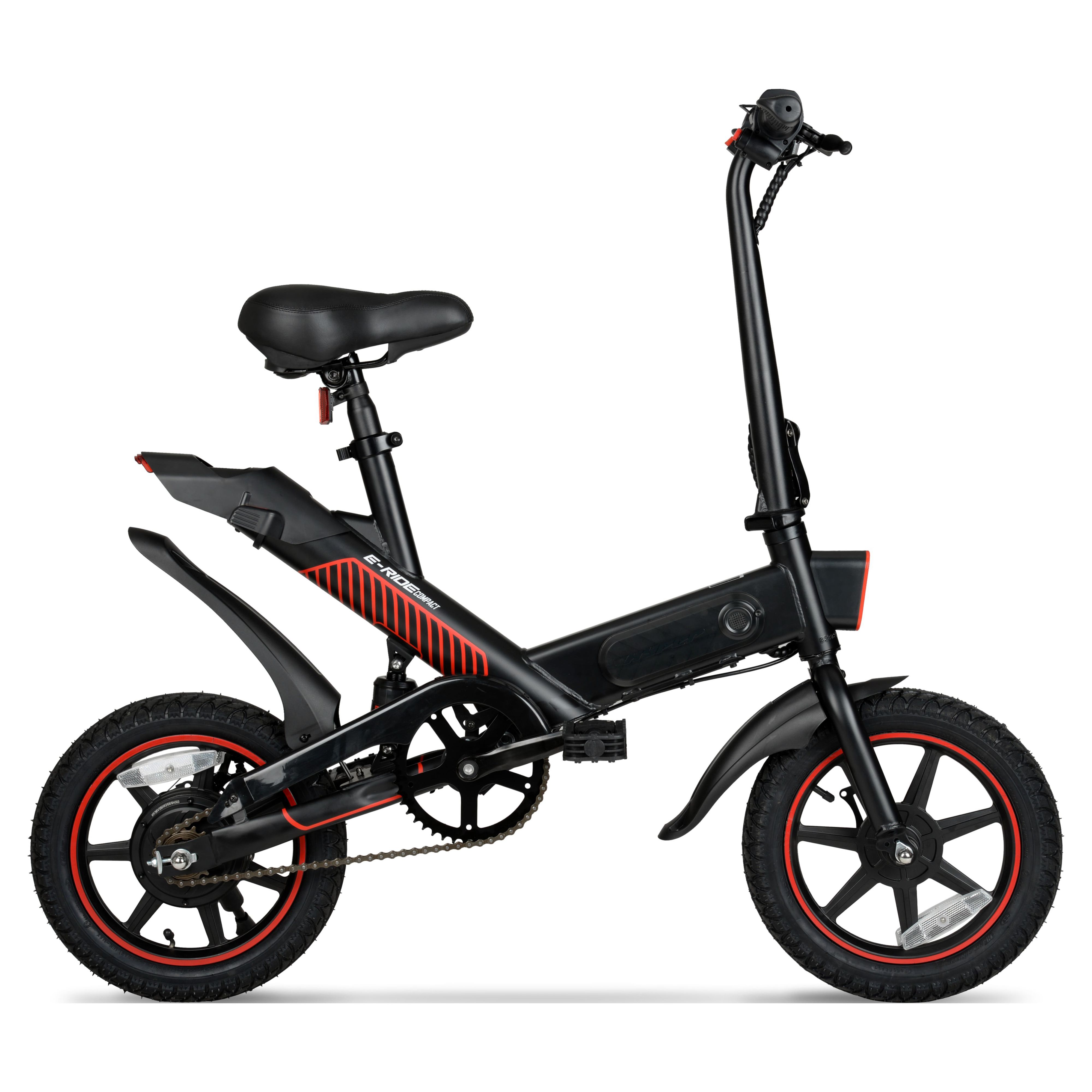 Hyper Bicycles 14" 36V Foldable Compact Electric Bike w/Throttle, 350W Motor, Recommended Ages 14 years and up