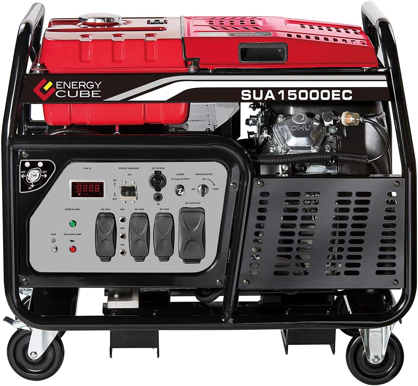 A-iPower SUA4500 4500 Watt Portable Generator Small Gas Powered for Jobsite, RV, and Home Backup Emergency