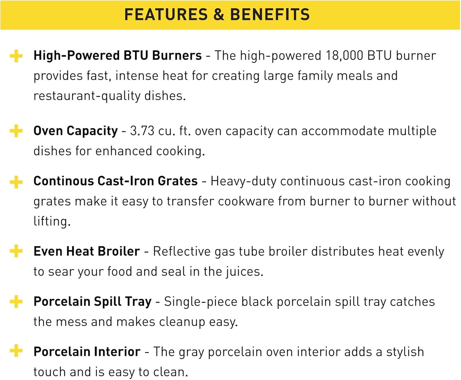 Thor Kitchen 30 in. 4.55 Cu. Ft. Freestanding Gas Range with 5 Burners, Continuous Cast Iron Grates, in Stainless Steel, LRG3001U