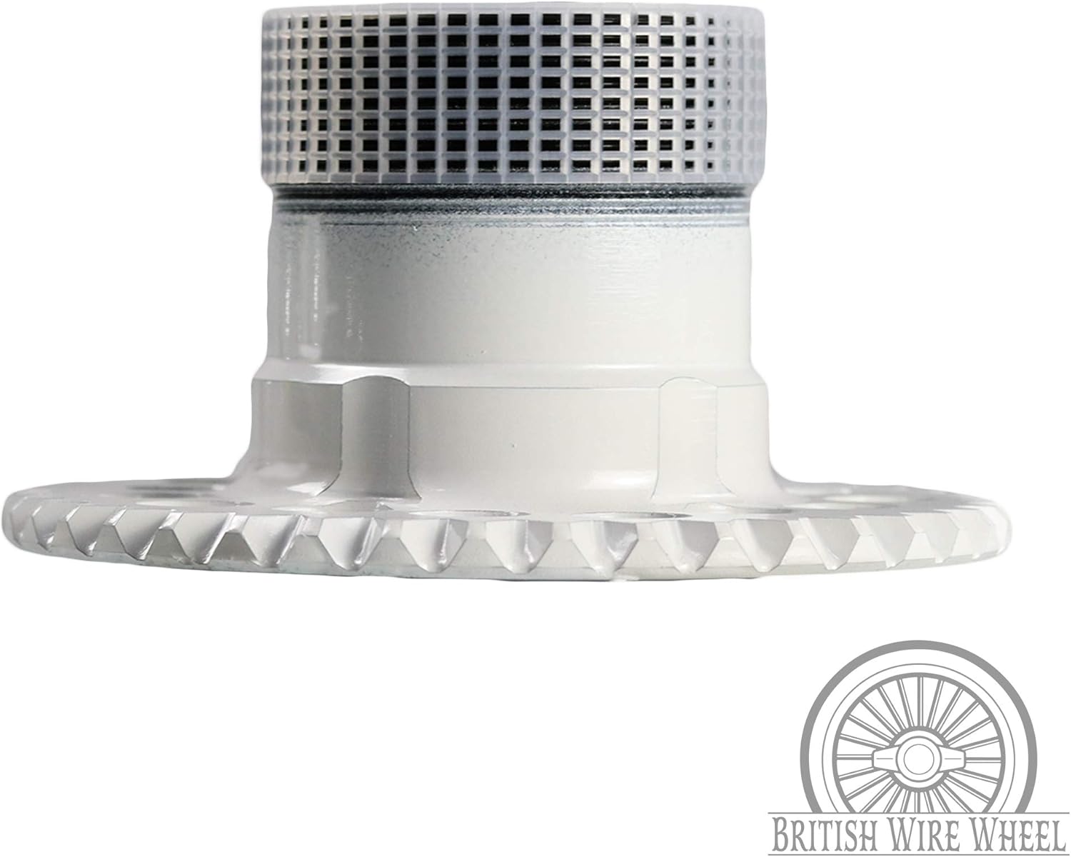 British Wire Wheel 5 Lug Universal Knock Off Wire Wheel Adapters for Lowriders, 5x4.5/ 5x4.75/ 5x5, Set of 4