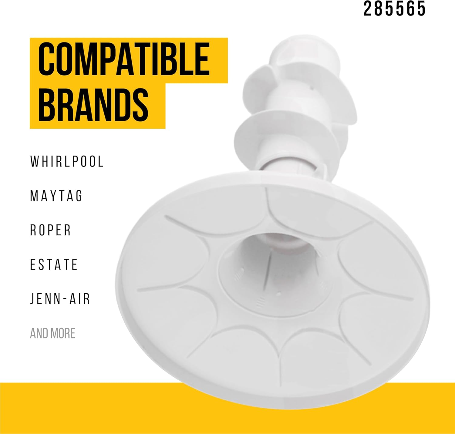 285565 Agitator - Compatible with Whirlpool Roper Maytag Estate Washer - Replaces AP3094459 3348117 3352106 470786 AH334557 EA334557 PS334557 W10110785 Ultra Durable Replacement