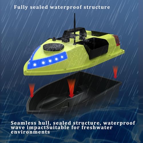 RC Fishing Bait Boat with GPS for Carp Fishing Auto Navigation,Cruise Control