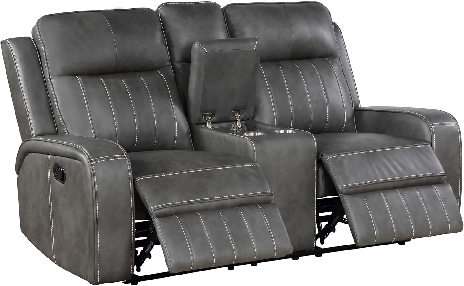 Coaster Home Furnishings Raelynn 3-Piece Upholstered Motion Reclining Sofa Set Grey