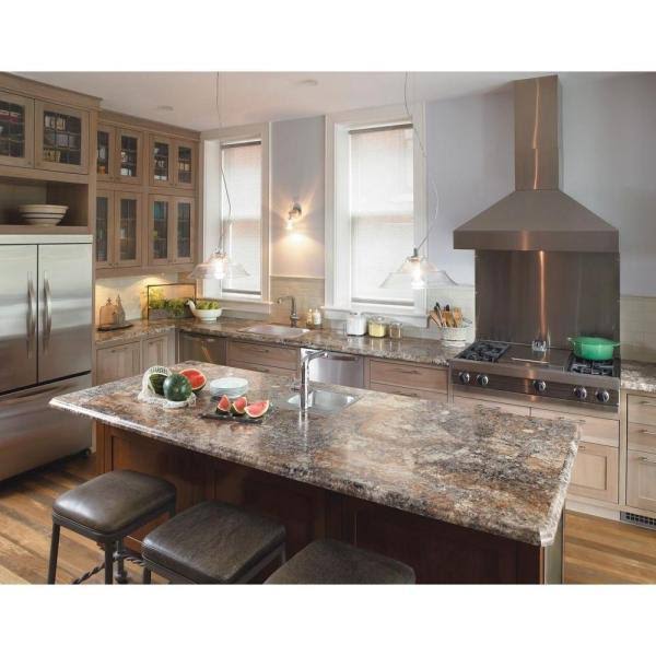 Formica 5 ft. x 12 ft. Laminate Sheet in 180fx Antique Mascarello with Radiance Finish