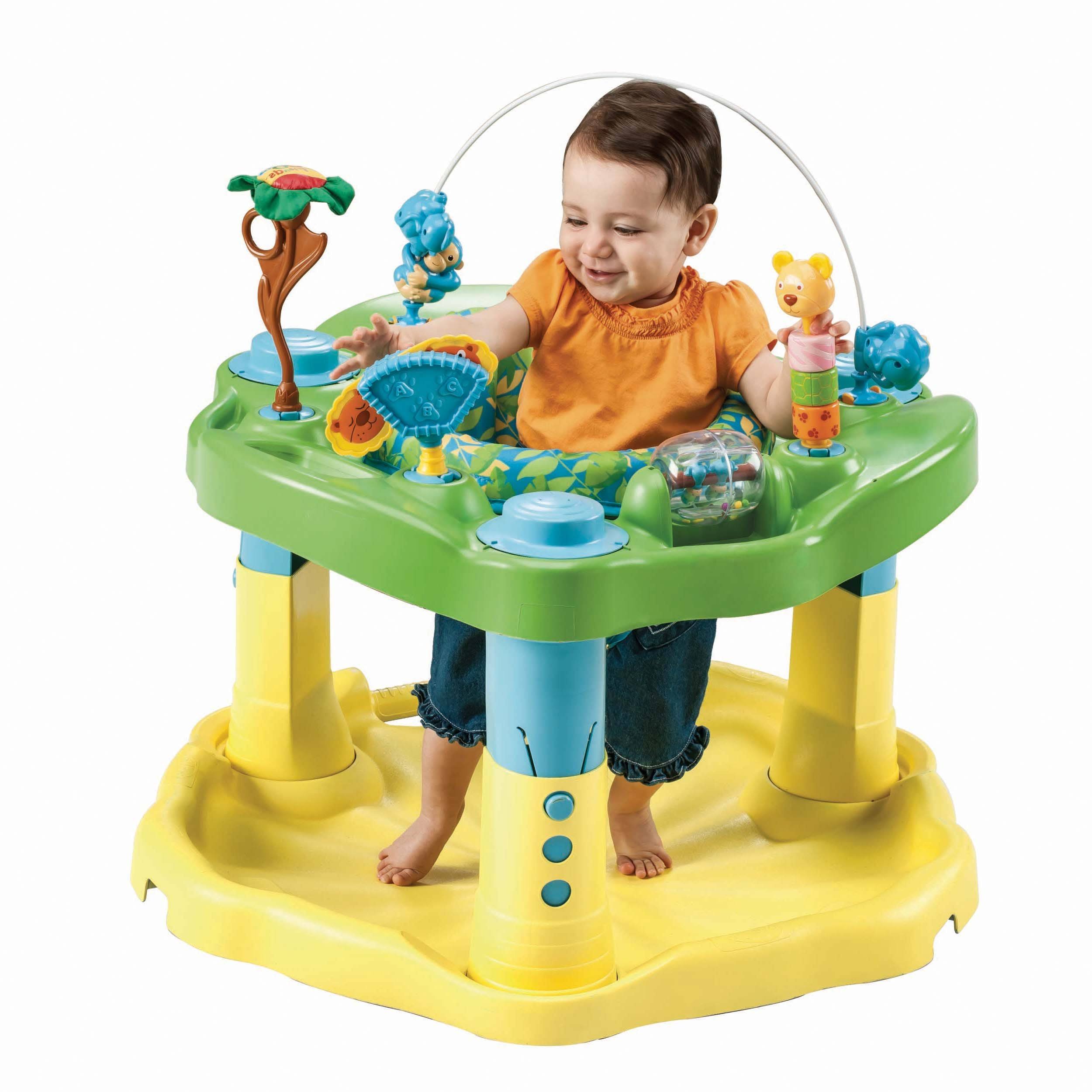 Evenflo Exersaucer Bounce u0026 Learn - Zoo Friends