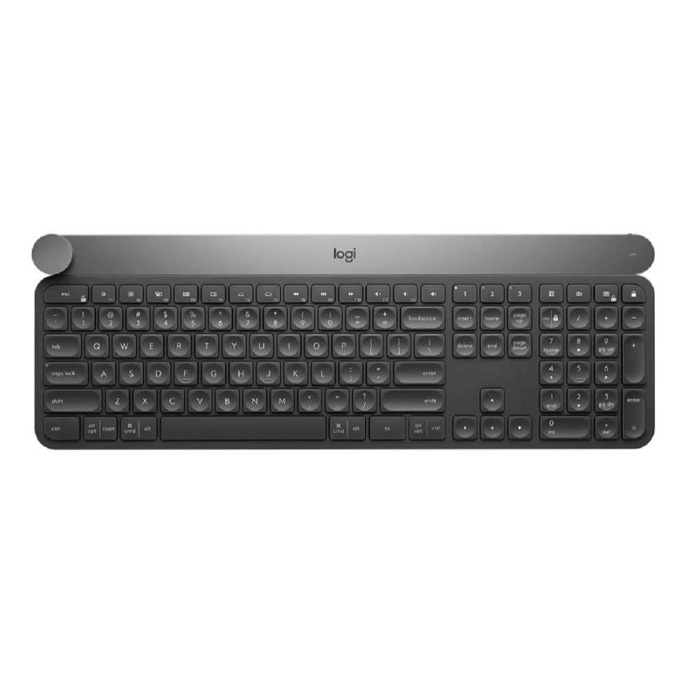 Logitech Craft Wireless Keyboard with Creative Input Dial and 4 Port USB 3.0 HUB