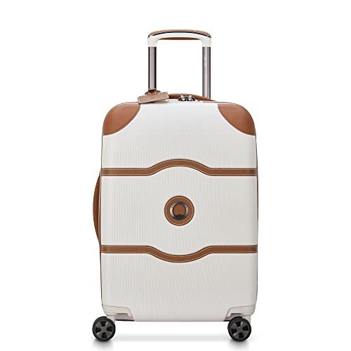 DELSEY PARIS Chatelet Air 2.0 Hardside Luggage with Spinner Wheels, Angora, Checked-Large 28 Inch