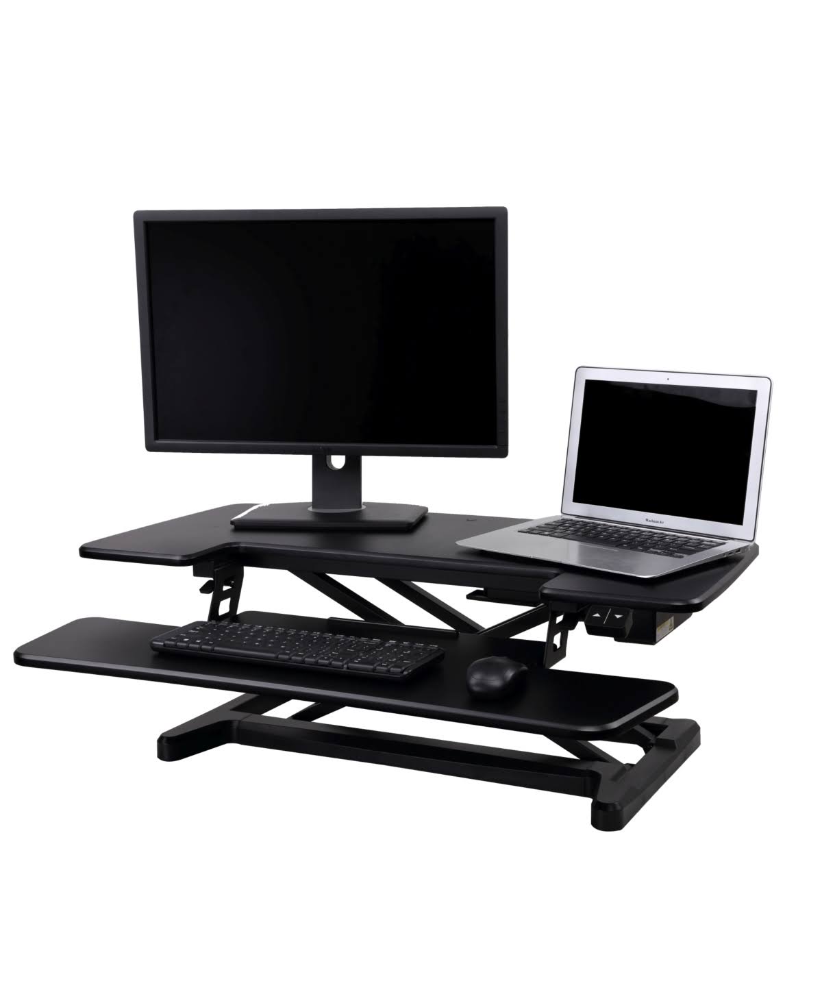 FlexiSpot AlcoveRiser EM7MB - Standing desk converter - electric height adjustment - black