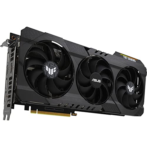 Asus TUF Gaming NVIDIA GeForce RTX 3060 V2 OC Edition Graphics Card (PCIe 4.0, 12GB GDDR6, HDMI 2.1, DisplayPort 1.4a, Dual Ball Fan Bearings, Military-Grade Certification, GPU Tweak II)