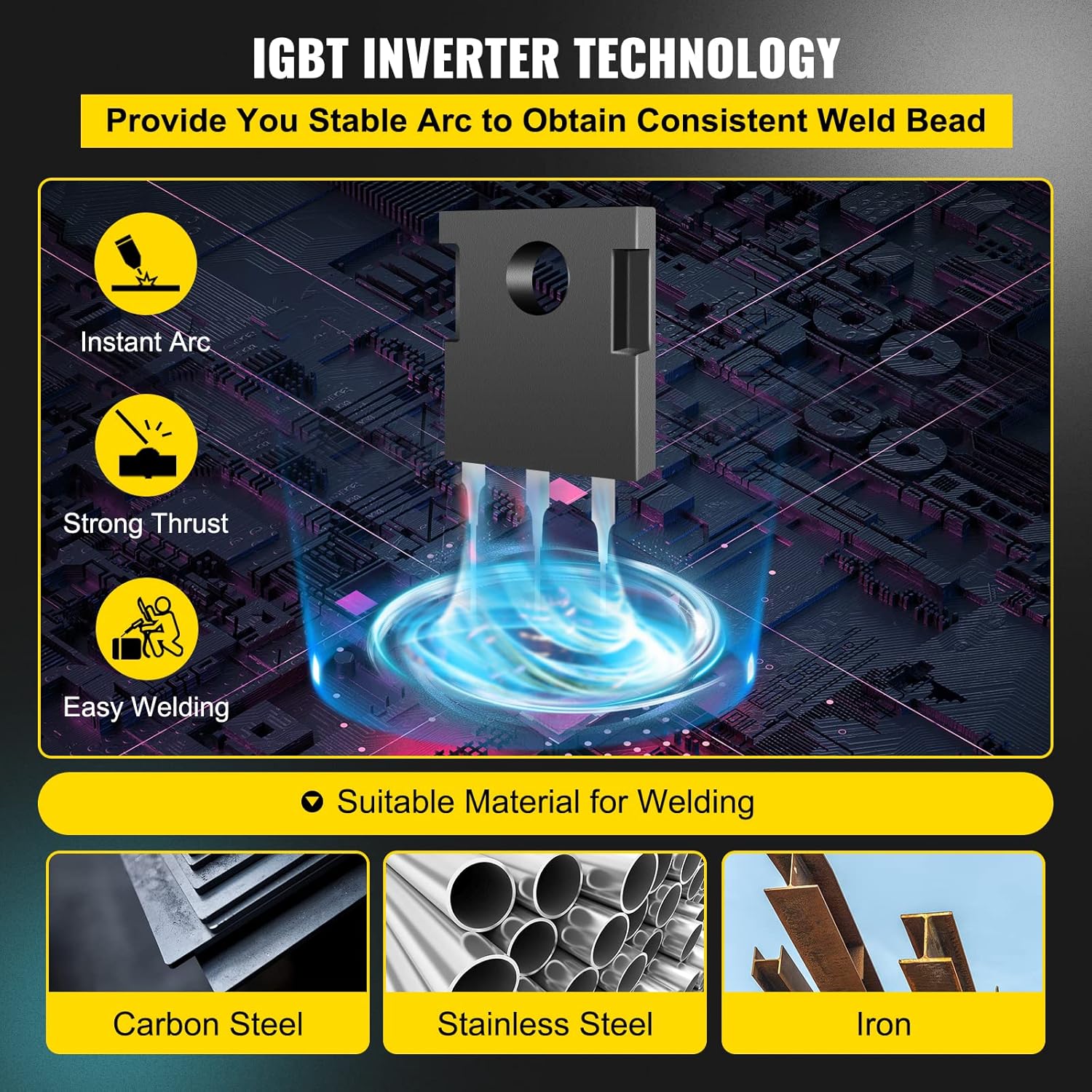 Mophorn MIG Welder, 200 Amp 3 in 1, 220V DC MIG/TIG/Arc Welding Machine, Portable TIG Welder with IGBT Inverter and Digital Display, Lift ARC Welder w/MIG Welder Torch and Cable