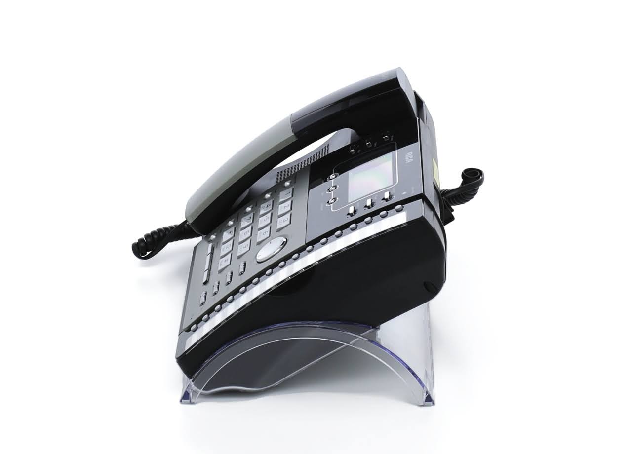RCA ViSYS 25424RE1 Phone - 4-line - Black/Silver