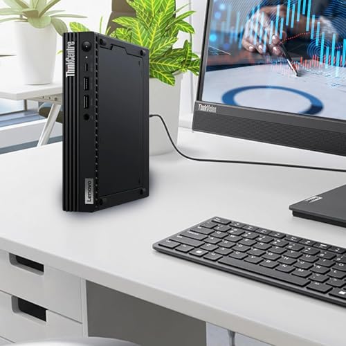 Lenovo ThinkCentre M70q Gen 4 MFF Tiny 1L Mini PC Business Desktop Computer, 13th Gen Intel 16-Core i7-13700T up to 4.9GHz, 32GB DDR4 RAM, 2TB PCIe SSD, WiFi 6, RJ45, HDMI, Windows 11 Pro, venthear
