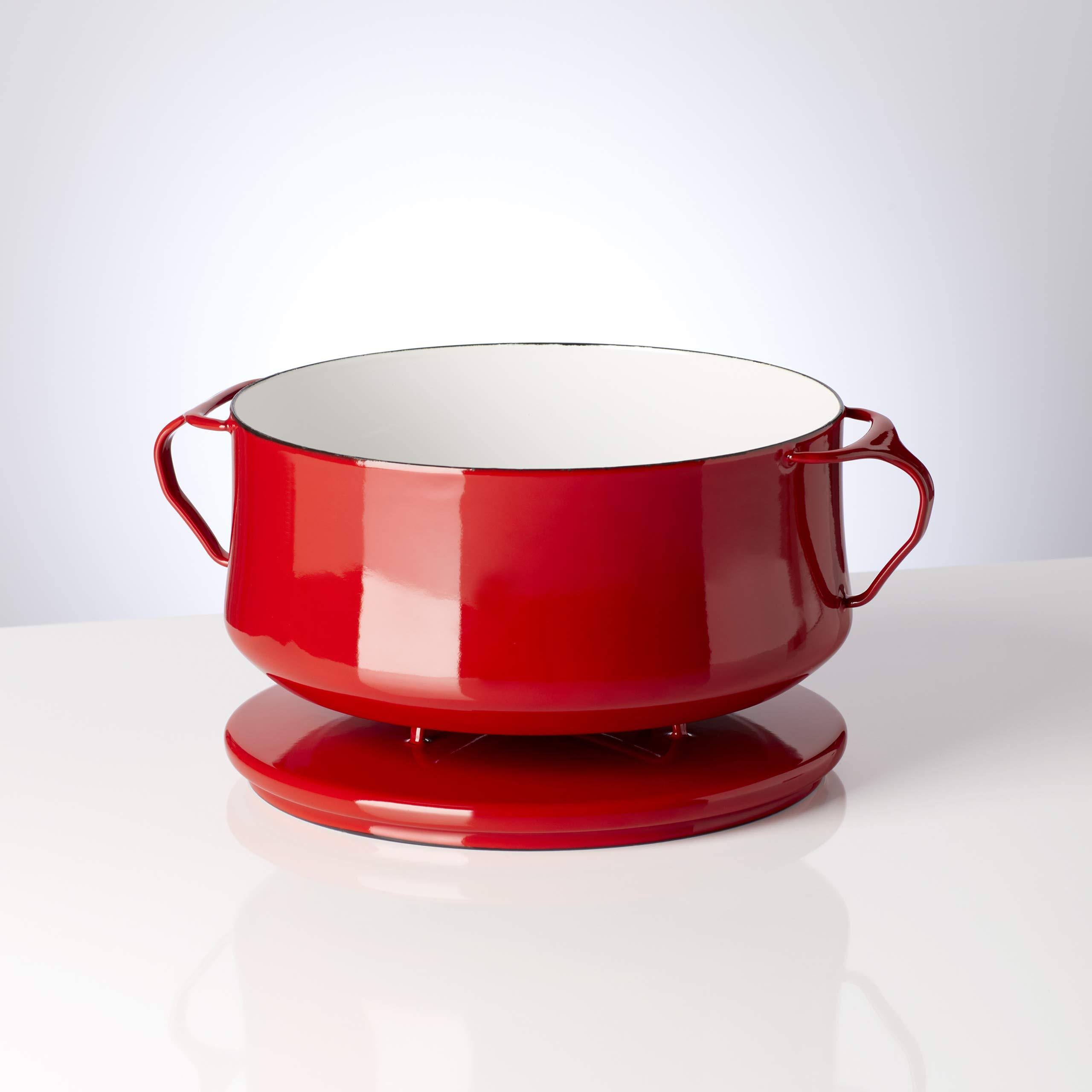 Dansk Kobenstyle 4 qt Casserole- Chili Red
