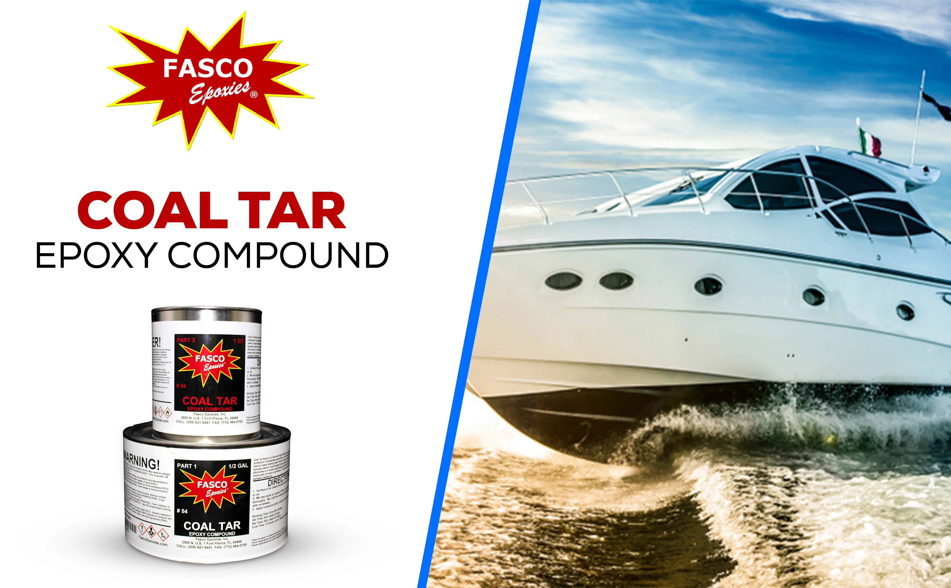Fasco #54 - Coal Tar Epoxy - 3 Quart Kit