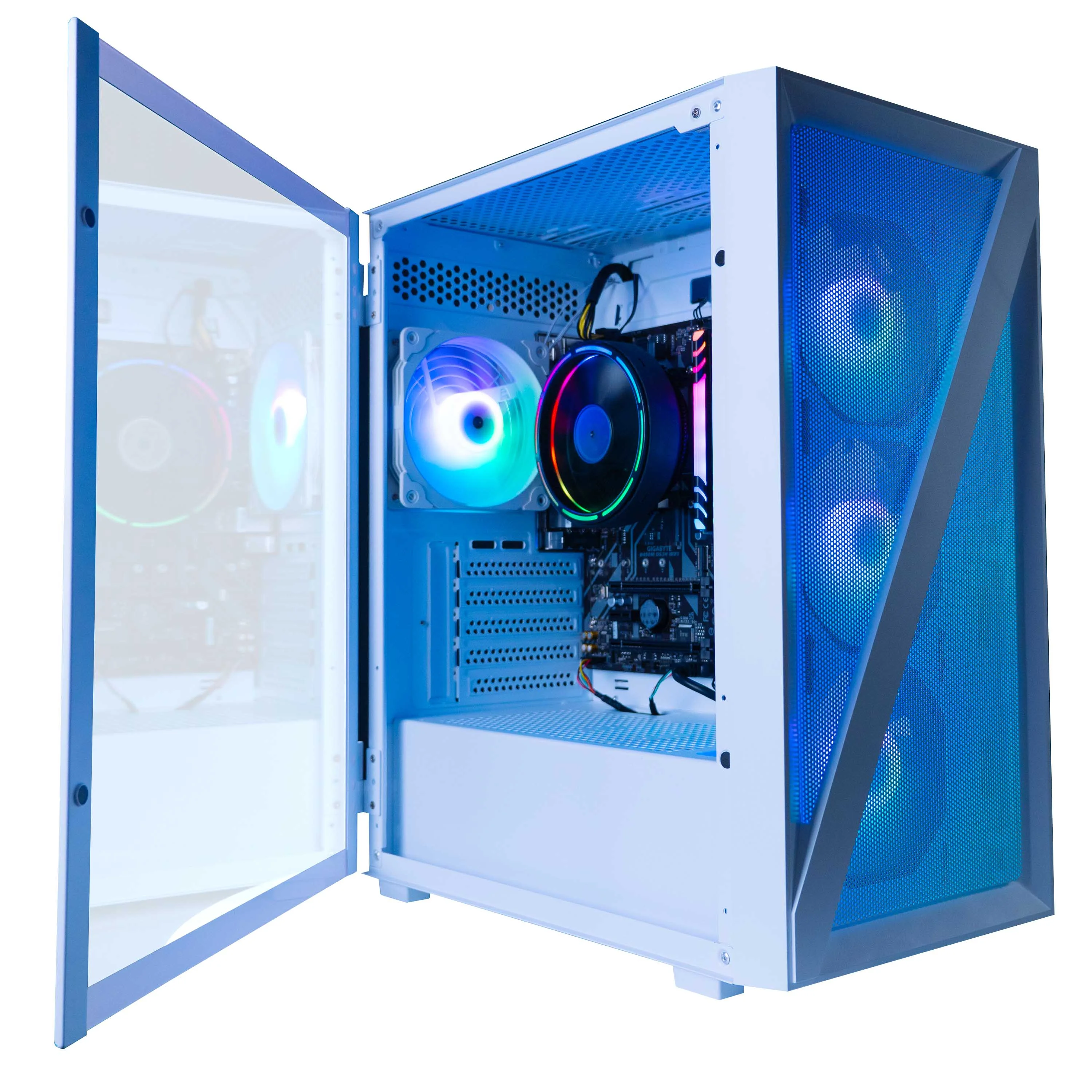 Periphio Fortress Gaming PC Computer | AMD Ryzen 5 5600G | Radeon Vega 7 Graphics | 1TB Solid State (SSD) | 16GB DDR4 RAM | Windows 11 | RGB Battlestation Gaming Bundle