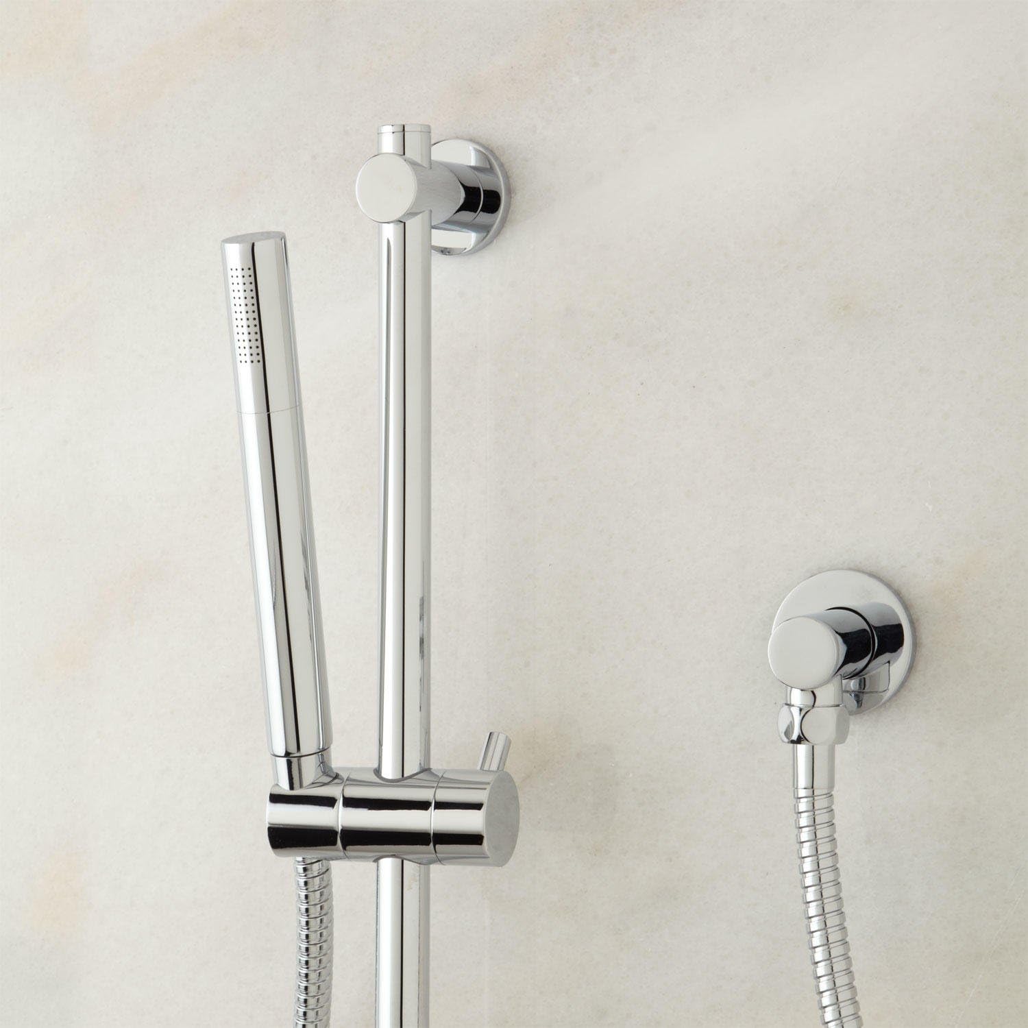 Signature Hardware 925942 Tosca Thermostatic Shower System with Rainfall Shower Head and Hand Shower - Rough In Included