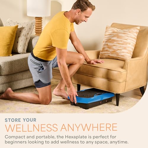 Lifepro Vibration Plate Exercise Machine with Magnetic Acupoints - Full Body Vibration Platform for Beginners and Recovery - Ideal Lymphatic Drainage Massager for Muscle Toning and Overall Fitness