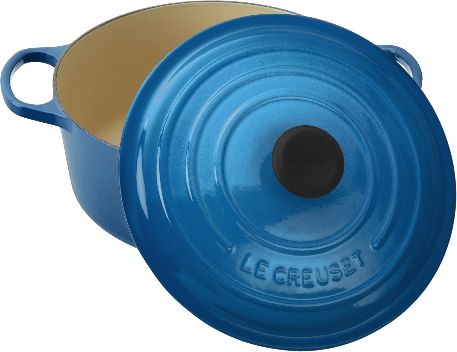 Le Creuset Enameled Cast Iron Signature Round Dutch Oven, 5.5 qt., Marseille
