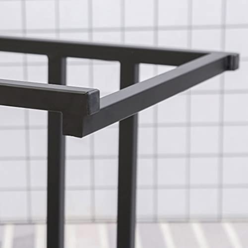 Set of 2 Height Bar Stools, Wrought Iron Dining Chairs Cushion Kitchen Barstools Low Back Pub Stools Breakfast Chairs with Low Back Metal Legs