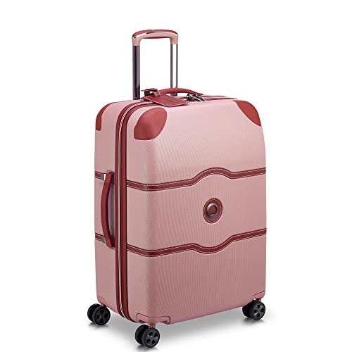 DELSEY PARIS Chatelet Air 2.0 Hardside Luggage with Spinner Wheels, Angora, Checked-Large 28 Inch