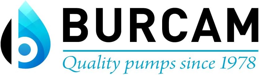BURCAM 401446P 3/4HP Complete Sewage Grinder Pump System, Black