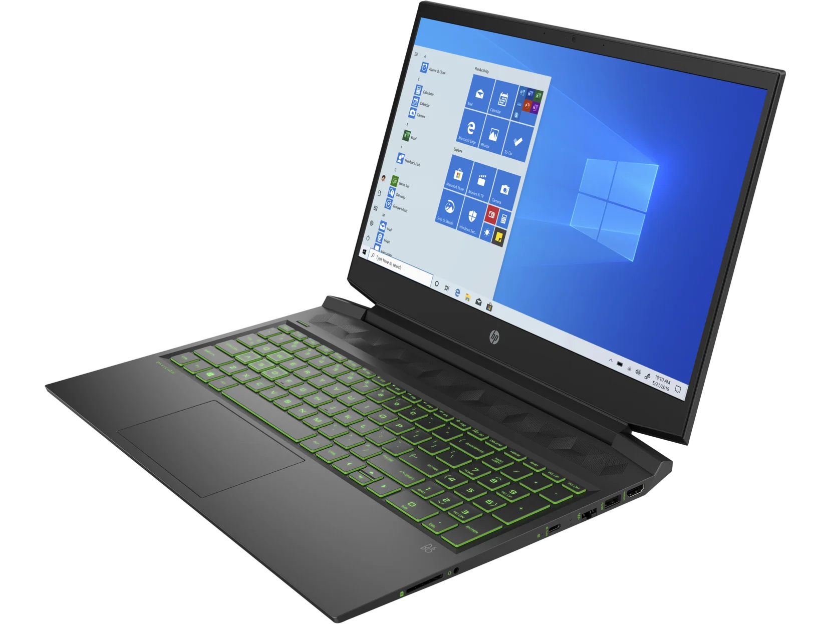 HP Pavilion 16 Gaming Laptop 16.1" FHD IPS Anti-glare Display 10th Gen Intel Hexa-Core i7-10750H 32GB DDR4 1TB SSD 2TB HDD GeForce GTX 1660 Ti 6GB Intel UHD Graphics Backlit Keyboard Win10 Black