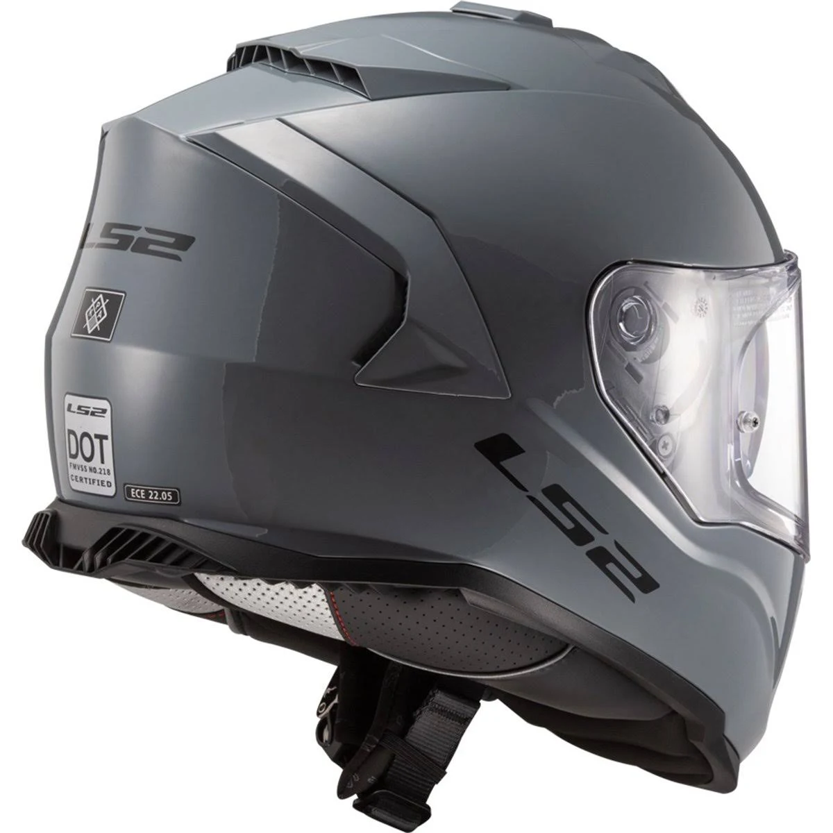 LS2 Assault Solid Matte Black Helmet Size Small