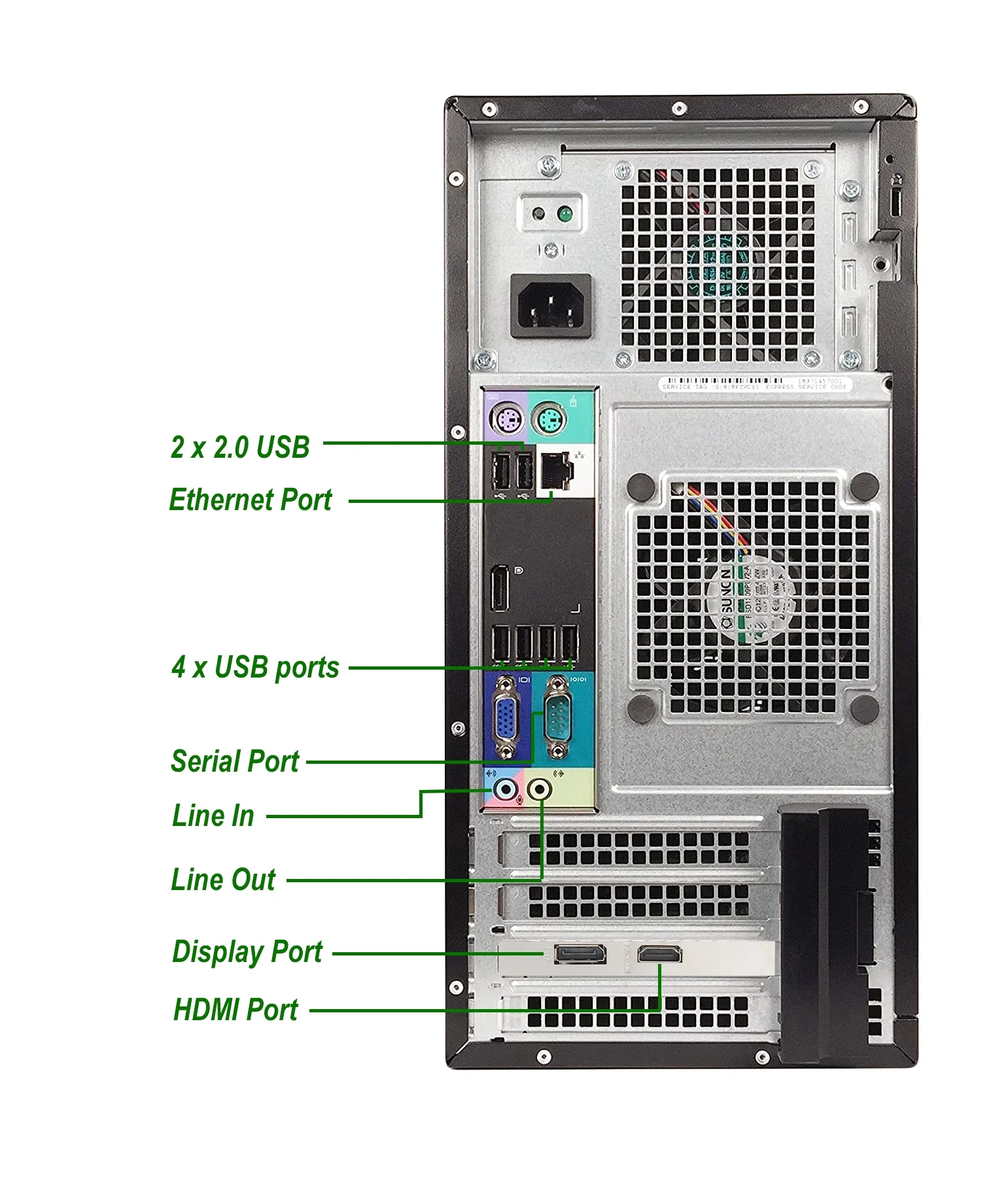 Restored Gaming Dell Desktop Tower Computer PC Intel Core i5 Processor 16GB Ram 128GB SSD, 2TB HDD 20" Monitor NVIDIA GT 1030 DDR5 Bto KB & Mouse WiFi Windows 10 (Refurbished)