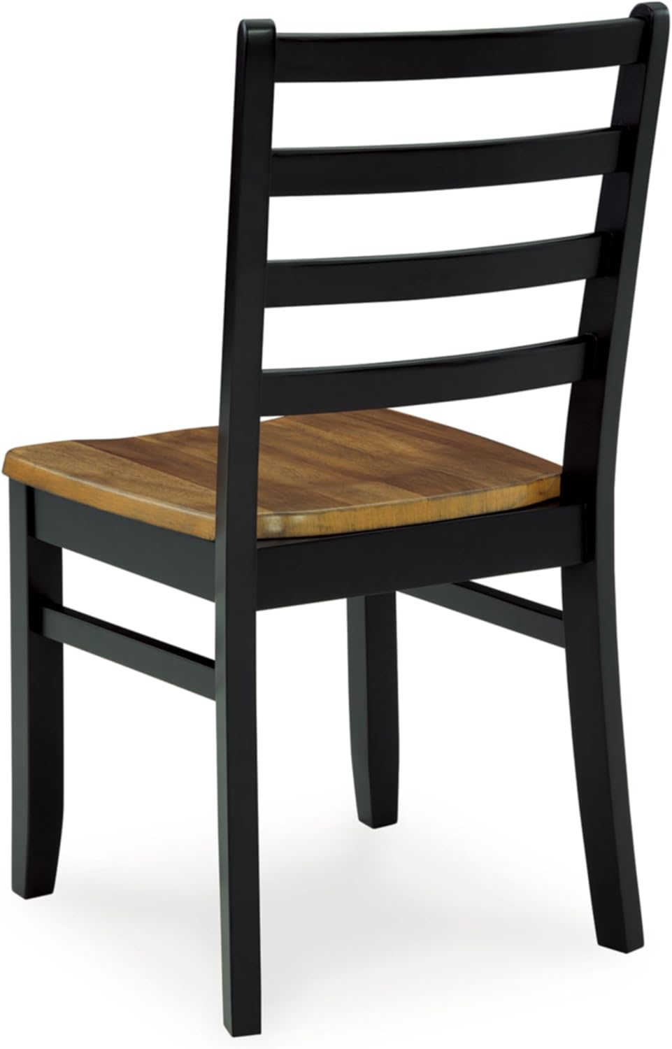 Signature Design by Ashley Blondon Dining Table and 4 Chairs, Set of 5, 42" W x 42" D x 30" H, Black & Light Brown
