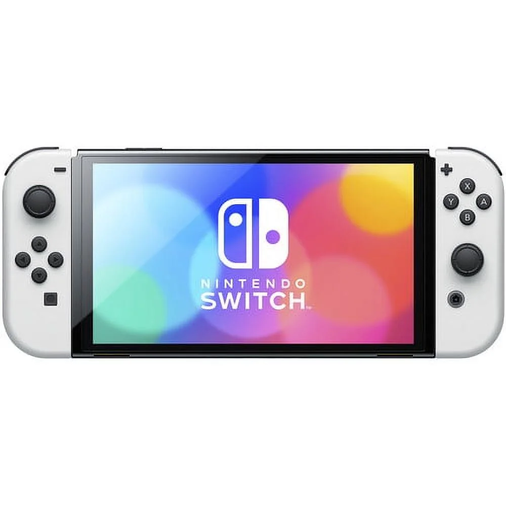Nintendo Switch OLED White with Donkey Kong Country, 128GB Card, and More