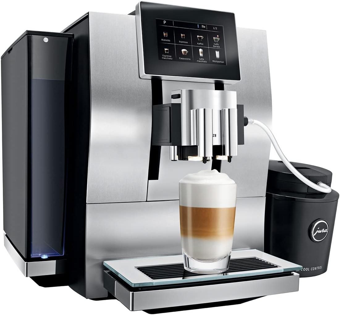 Jura Z8 Aluminum Automatic Espresso & Cappuccino Machine with Touch screen