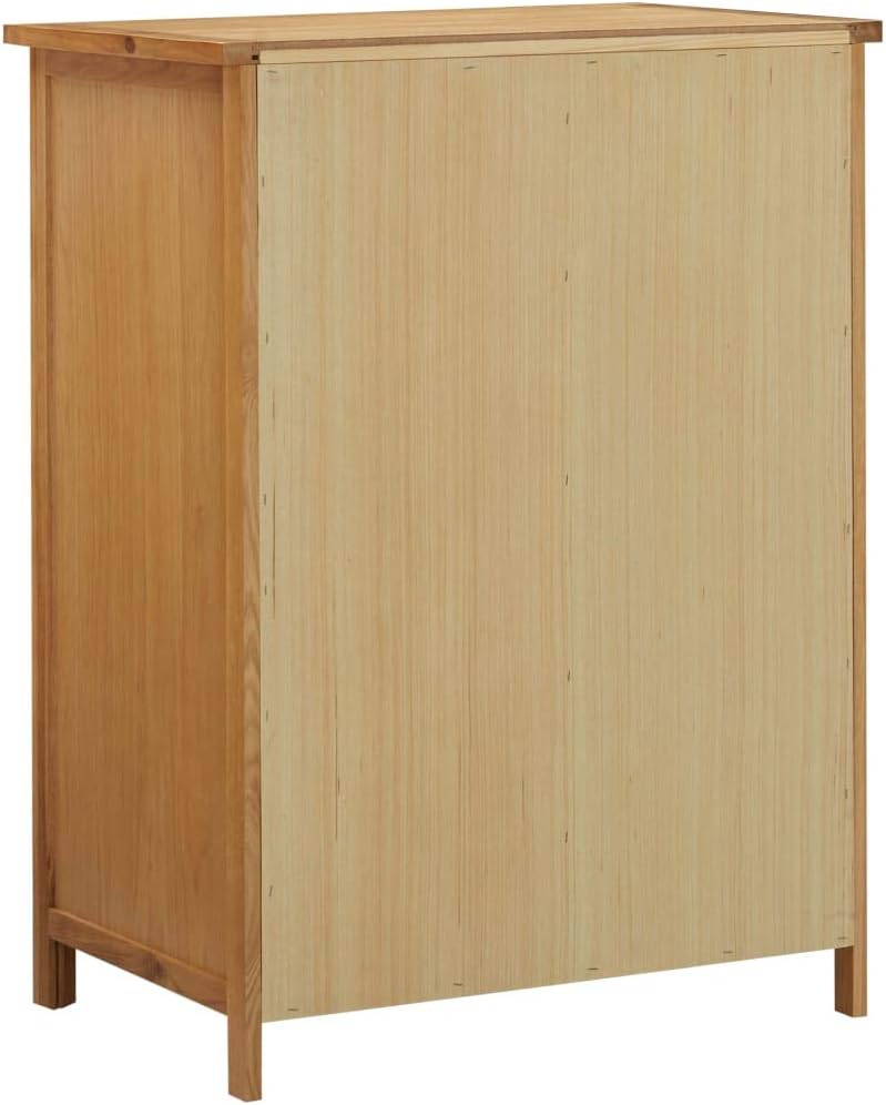 Wardrobe 29.9"x20.5"x41.3" Solid Oak Wood,Armoires & Wardrobes-71.5lbs