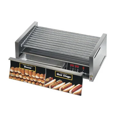 50SCBDE – Star – Grill-Max Pro Electronic 50 Hot Dog Roller Grill w/ Bun Drawer