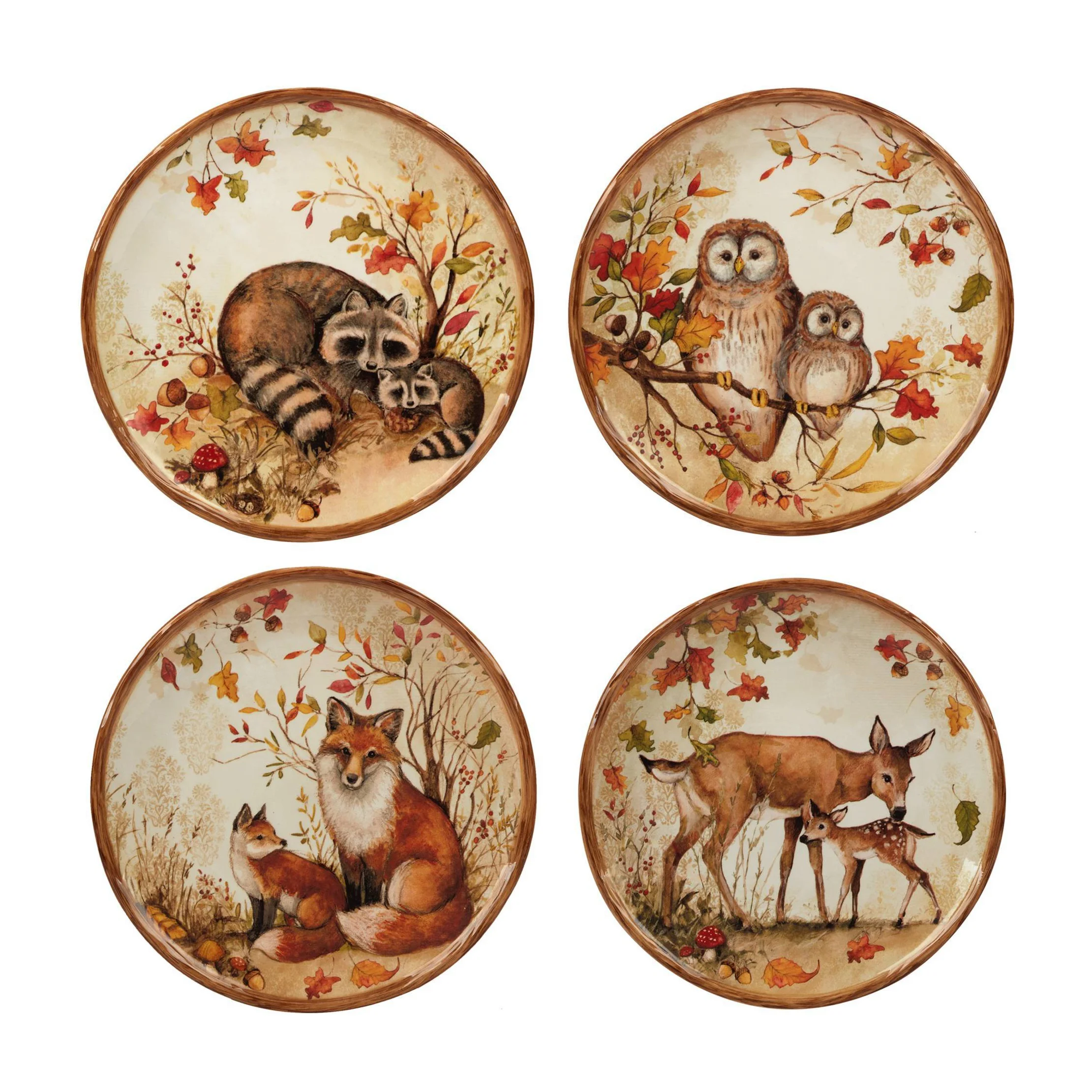 16pc Pine Forest Dinnerware Set