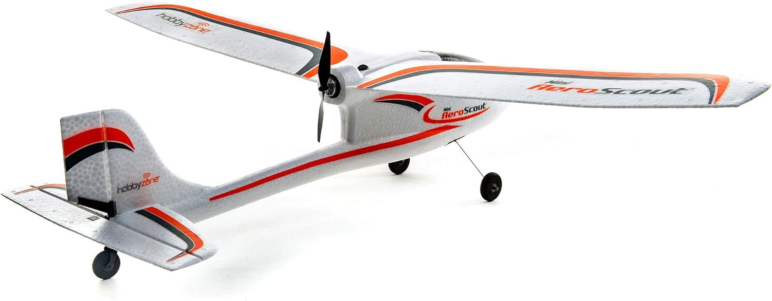 HobbyZone RC Airplane Mini AeroScout RTF (Includes Controller, Transmitter, Battery and Charger), HBZ5700