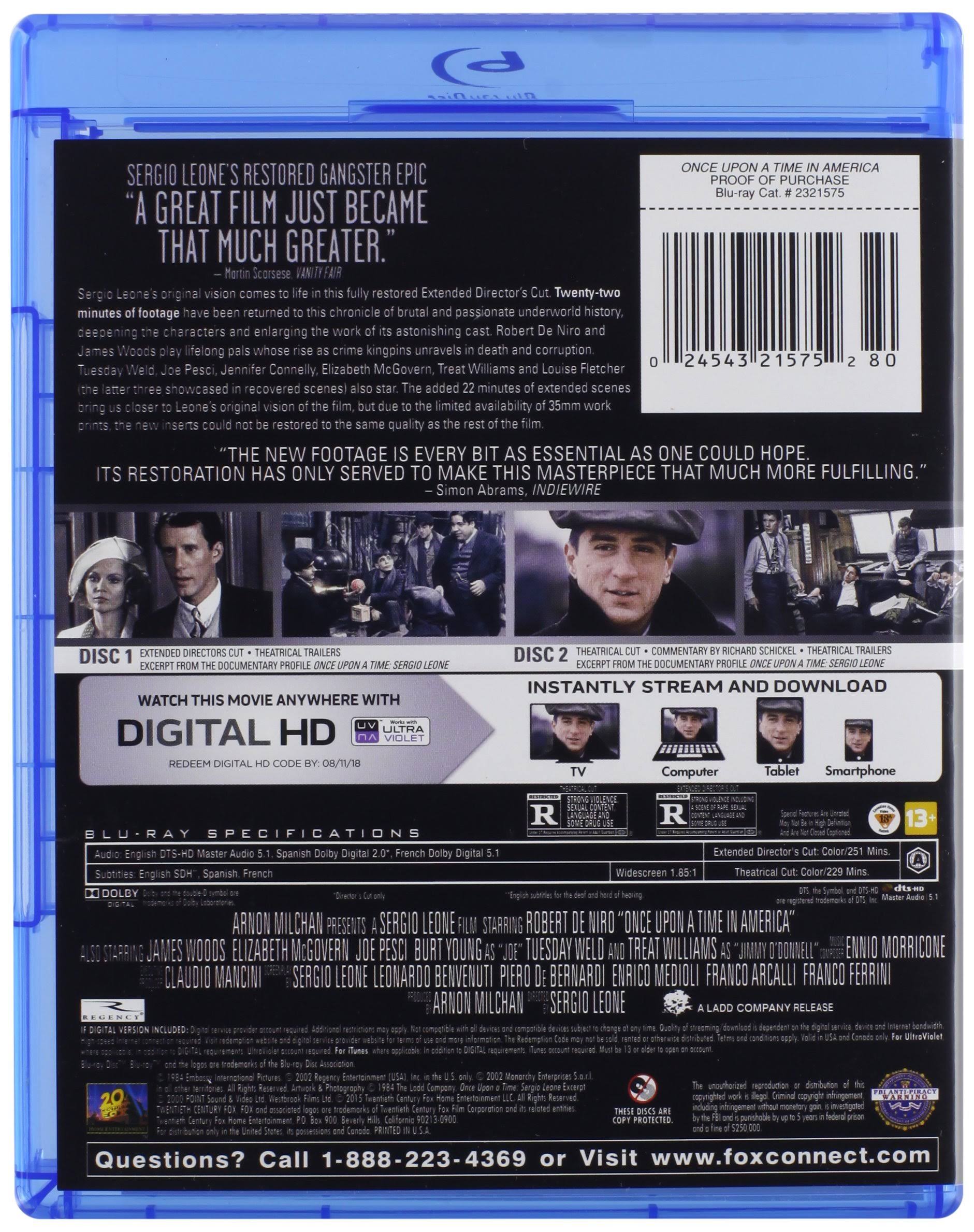 Once Upon A Time in America (Blu-ray)