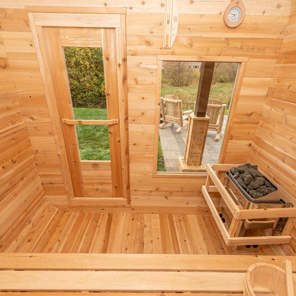 Dundalk CT Luna 3 Person Barrel Sauna