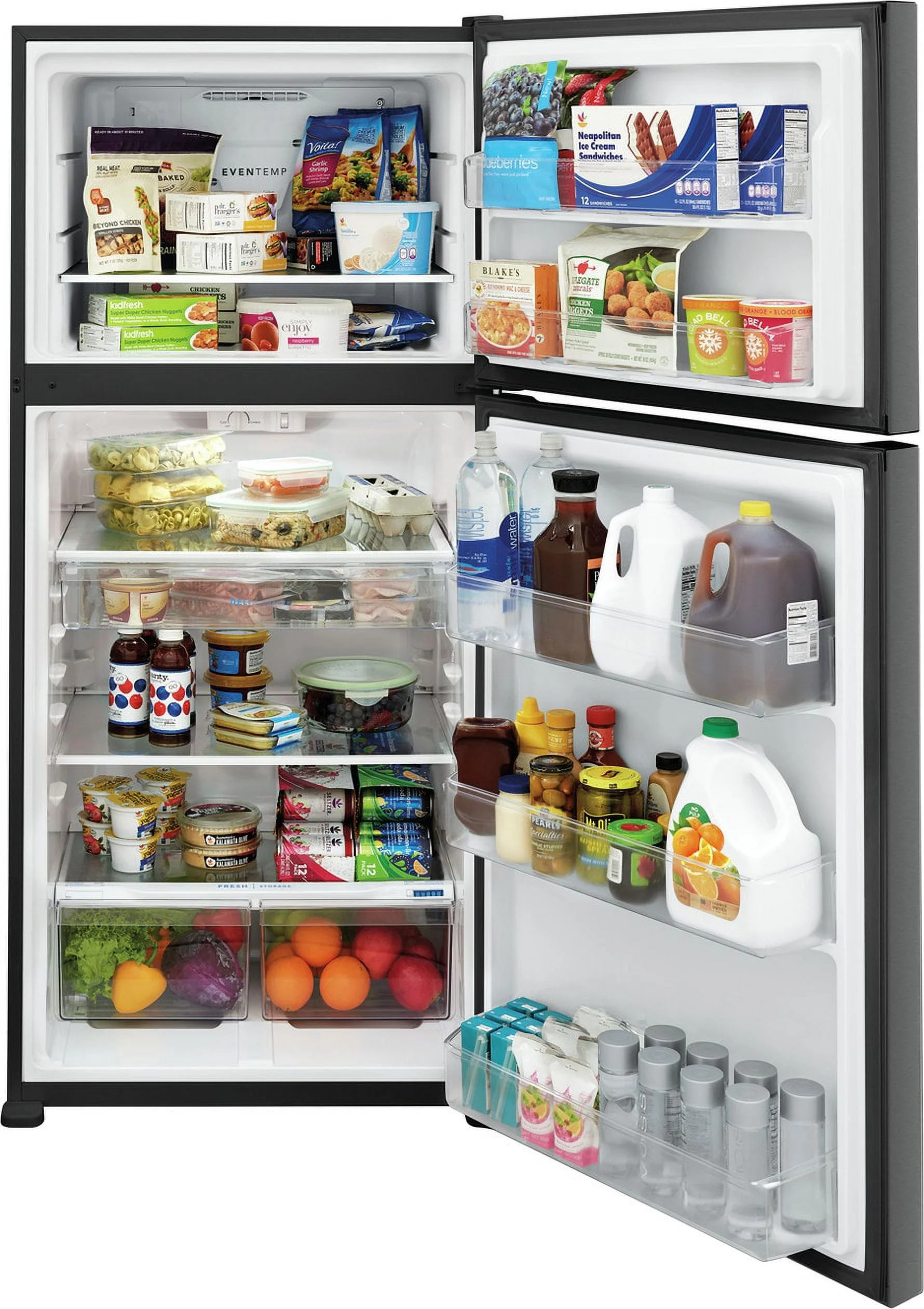 Frigidaire FFTR2045VS 20 Cu. Ft. Stainless Steel Top-Freezer Refrigerator