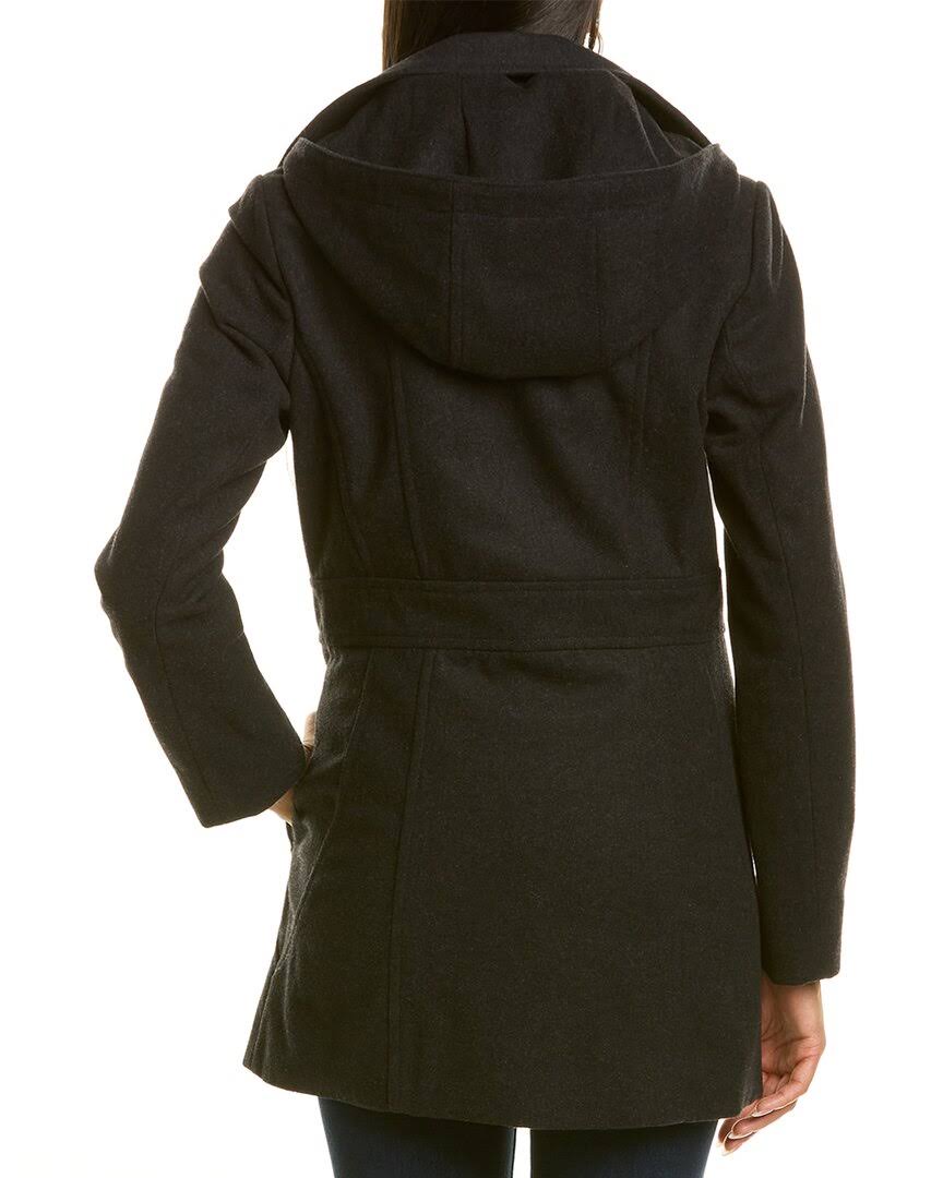 Nautica Double-Breasted Wool-Blend Peacoat - M