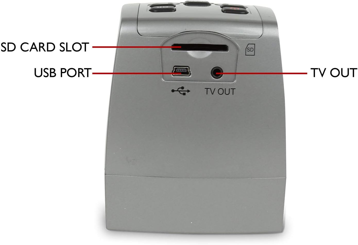 Magnasonic All-in-One High Resolution 22MP Film Scanner, Converts 35mm/126KPK/110/Super 8 Films, Slides, Negatives into Digital Photos, Vibrant 2.4 LCD Screen, Impressive 128MB Built-in Memory