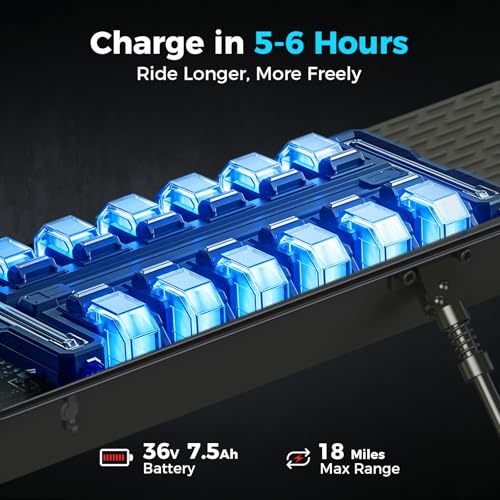 iScooter Electric Scooter for Adults, 18/12 Miles Long Range,22/19/18 Mph Top Speed, Commuting Electric Scooter with Cruise Control, Double Braking Systems Escooter for Adults and Teens